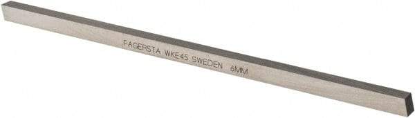 Seco - WKE45 Cobalt Square Tool Bit Blank - 6mm Wide x 6mm High x 160mm OAL - Exact Tool & Supply