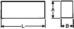 Seco - WKE45 Cobalt Rectangular Tool Bit Blank - 8mm Wide x 16mm High x 140mm OAL - Exact Tool & Supply