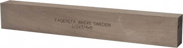 Seco - WKE45 Cobalt Rectangular Tool Bit Blank - 1/2" Wide x 3/4" High x 5" OAL - Exact Tool & Supply
