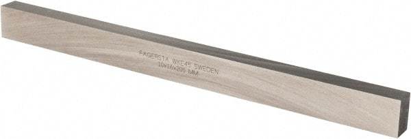 Seco - WKE45 Cobalt Rectangular Tool Bit Blank - 10mm Wide x 16mm High x 200mm OAL - Exact Tool & Supply