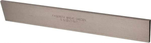 Seco - 3.97 mm Wide x 7/8 Inch High x 7 Inch Long, Parallel Cutoff Blade - WKE45 Grade, Bright Finish - Exact Tool & Supply