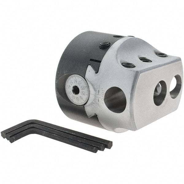 Value Collection - 3" Body Diam, Manual Boring Head - 1" to 9" Bore Diam - Exact Tool & Supply