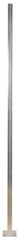 Folding Guard - 8 Ft. Tall Post - For Galvanized Welded Wire Partitions, for Temporary Structures - Exact Tool & Supply