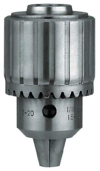 Rohm - 1/2-20, 1/16 to 1/2" Capacity, Threaded Mount Drill Chuck - Keyed - Exact Tool & Supply