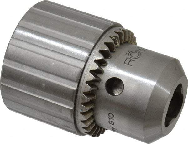 Rohm - JT3, 1/32 to 5/8" Capacity, Tapered Mount Drill Chuck - Keyed - Exact Tool & Supply
