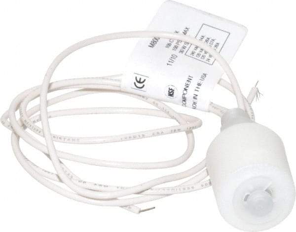 Madison - 1/8" Thread, 100 Max psi, 105°F Max, Liquid Level Miniature Switches - 0.6 Float SG, General Purpose, Acidic Conditions - Exact Tool & Supply