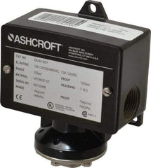 Ashcroft - 30 to 200 psi Adjustable Range, 1,000 Max psi, Watertight Single Setpoint - 1/4 Thread - Exact Tool & Supply