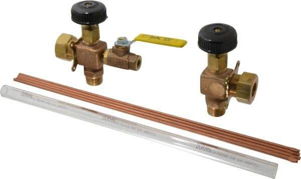 Conbraco - 400 psi Working Pressure, 250 Max psi, Bronze Liquid Level Gage Glass - 400°F Max Operating Temp, 3/4 Inch Thread, PTFE Seal - Exact Tool & Supply