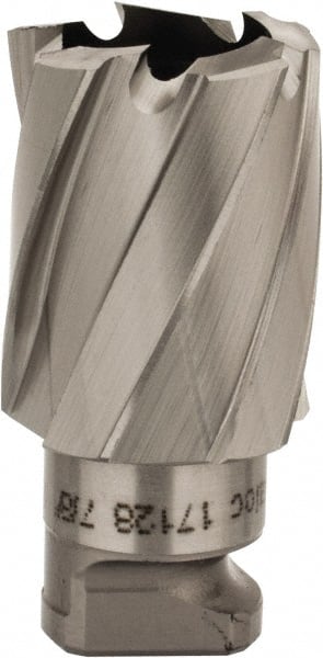 Hougen - 7/8" Diam x 3/4" Deep Cobalt Annular Cutter - Exact Tool & Supply