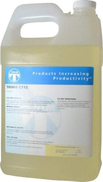 Master Fluid Solutions - Trim C115, 1 Gal Bottle Grinding Fluid - Synthetic, For Machining - Exact Tool & Supply