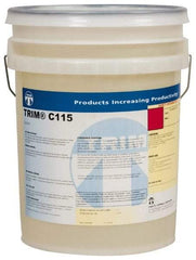 Master Fluid Solutions - Trim C115, 5 Gal Pail Grinding Fluid - Synthetic, For Machining - Exact Tool & Supply