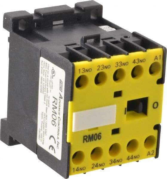 ACI - 4 Pole, 4NO, 120 VAC Control Relay - 16 Amps, 600 VAC - Exact Tool & Supply
