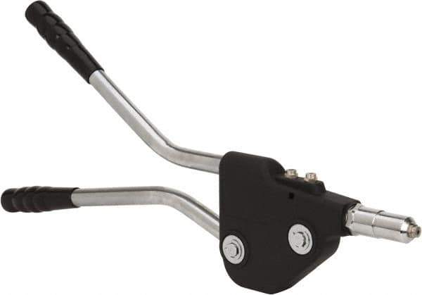 RivetKing - Straight Head Hand Riveter - 3/32 to 1/4" Rivet Capacity - Exact Tool & Supply