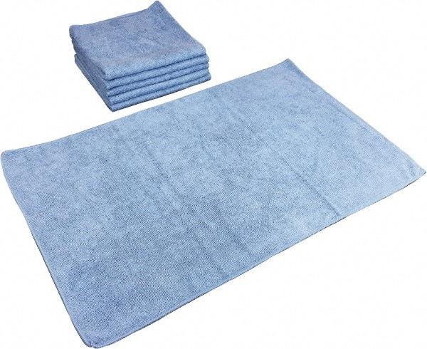 PRO-SOURCE - Reusable Microfiber Wipes - Packet, 16" x 27" Sheet Size, Blue - Exact Tool & Supply