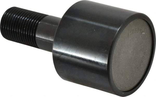 Accurate Bushing - 2" Roller Diam x 1-11/16" Width, 7/8" Stud Diam x 2" Length, Plain Load Roller - Steel, 1-1/8" Thread Length, 7/8-14 Thread, 3,490 Lb Dynamic Cap, 2,000 Lb Static Cap - Exact Tool & Supply