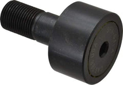 Made in USA - 2" Roller Diam x 1-1/8" Width, 7/8" Stud Diam x 2" Length, Stud Cam Follower - Steel, 1" Thread Length, 7/8-14 Thread, 6,472 Lb Dynamic Cap - Exact Tool & Supply