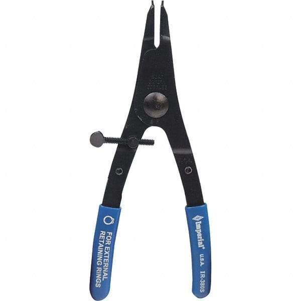Imperial - Retaining Ring Pliers Type: External Ring Size: 1 - Exact Tool & Supply
