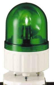 Schneider Electric - 12 VAC/VDC, 250 mAmp, Rotating Beacon LED Light - Surface Mounted, 5.81 Inch High, 84mm Diameter, 138 Flashes per min - Exact Tool & Supply