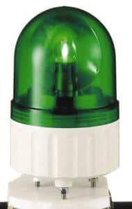 Schneider Electric - 24 VAC/VDC, 125 mAmp, Rotating Beacon LED Light - Surface Mounted, 5.81 Inch High, 84mm Diameter, 138 Flashes per min - Exact Tool & Supply