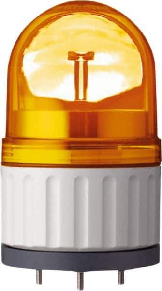 Schneider Electric - 24 VAC/VDC, 125 mAmp, Rotating Beacon LED Light - Surface Mounted, 5.81 Inch High, 84mm Diameter, 138 Flashes per min - Exact Tool & Supply