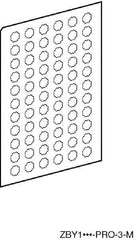 Schneider Electric - Round, Legend Plate Insert - I - Exact Tool & Supply