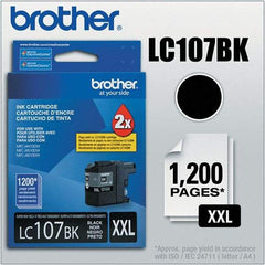 Brother - Black Ink Cartridge - Use with Brother MFC-J4310DW, J4410DW, J4510DW, J4610DW, J4710DW - Exact Tool & Supply