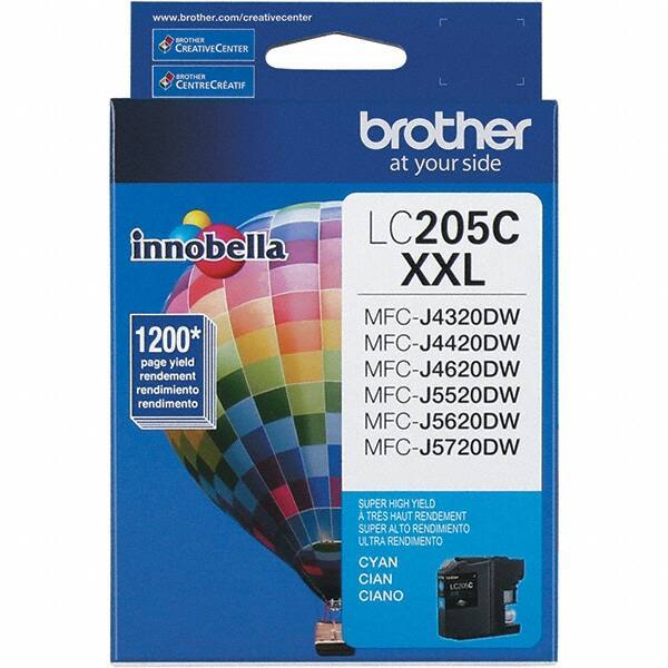 Brother - Cyan Ink Cartridge - Use with Brother MFC-J4320DW, J4420DW, J4620DW, J5520DW, J5620DW, J5720DW - Exact Tool & Supply