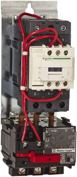 Schneider Electric - 120 Coil VAC, 45 Amp, NEMA Size 2, Nonreversible Open Enclosure NEMA Motor Starter - 3 Phase hp: 10 at 200 VAC, 15 at 230 VAC, 25 at 460 VAC, 25 at 575 VAC - Exact Tool & Supply