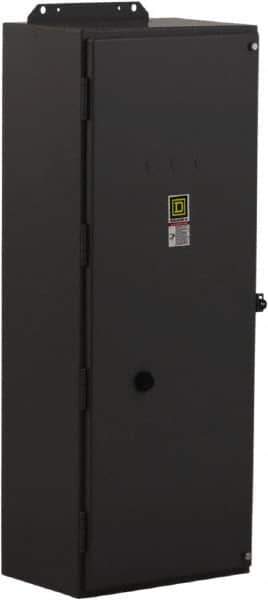Square D - 3 Pole, 440 Coil VAC at 50 Hz and 480 Coil VAC at 60 Hz, 270 Amp NEMA Contactor - NEMA 1 Enclosure, 50 Hz at 440 VAC and 60 Hz at 480 VAC - Exact Tool & Supply