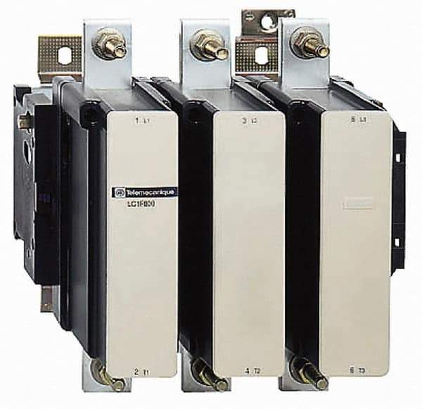 Schneider Electric - 3 Pole, 1,000 Amp at 440 VAC and 800 Amp at 440 VAC, Nonreversible IEC Contactor - CSA, EN/IEC 60947-1, EN/IEC 60947-4-1, GL, JEM 1038, LROS, RoHS Compliant, UL Listed - Exact Tool & Supply