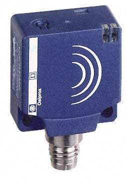 Telemecanique Sensors - PNP, NC, 10 to 15mm Detection, Flat, Inductive Proximity Sensor - 3 Wires, IP67, 12 to 24 VDC, 26mm Wide - Exact Tool & Supply