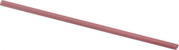 Value Collection - Half Round, Synthetic Ruby, Midget Finishing Stick - 100mm Long x 4mm Wide x 2mm Thick, Fine Grade - Exact Tool & Supply