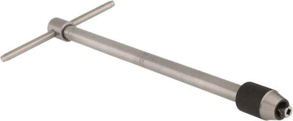 Starrett - 7/32 to 7/16" Tap Capacity, T Handle Tap Wrench - 10" Overall Length - Exact Tool & Supply
