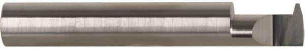 Accupro - 0.4" Cutting Depth, 12 Max TPI, 0.23" Diam, Acme Internal Thread, Solid Carbide, Single Point Threading Tool - Bright Finish, 2-1/2" OAL, 5/16" Shank Diam, 0.07" Projection from Edge, 29° Profile Angle - Exact Tool & Supply