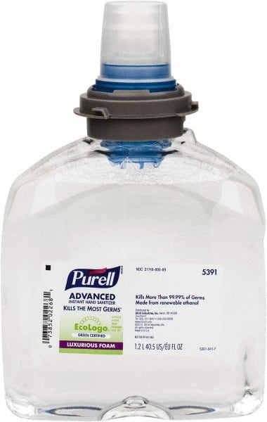 PURELL - 1,200 mL Dispenser Refill Foam Hand Sanitizer - Exact Tool & Supply