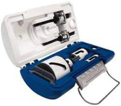 Lenox - 8 Piece, 7/8" to 2-1/2" Saw Diam, Electrician's Hole Saw Kit - Bi-Metal, Toothed Edge, Includes 6 Hole Saws - Exact Tool & Supply
