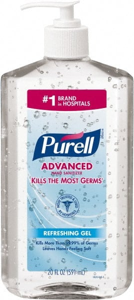 PURELL - 20 oz Pump Bottle Gel Hand Sanitizer - Exact Tool & Supply