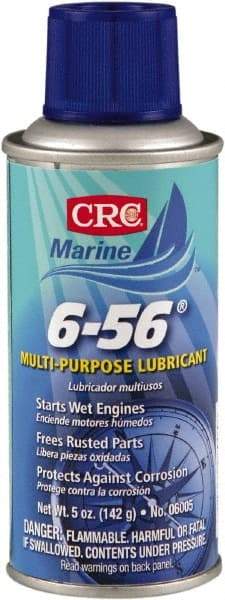 CRC - 6 oz Aerosol Can Lubricant - Clear Blue-Green, -50°F to 250°F - Exact Tool & Supply