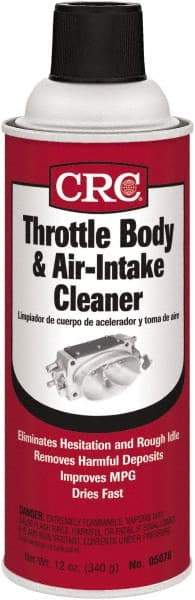 CRC - Engine Additives Type: Fuel Injection Air-Intake Cleaner Container Size: 16 oz. - Exact Tool & Supply