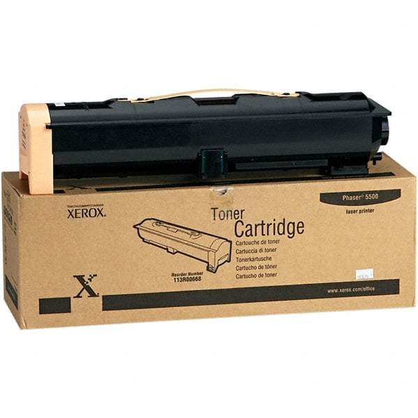 Xerox - Black Toner Cartridge - Use with Xerox Phaser 5500 - Exact Tool & Supply
