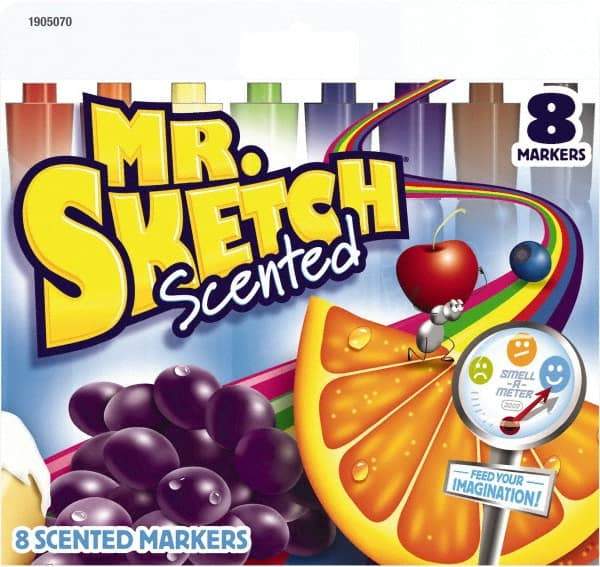 Mr. Sketch - Assorted Colors, Art Marker - Chisel Tip - Exact Tool & Supply