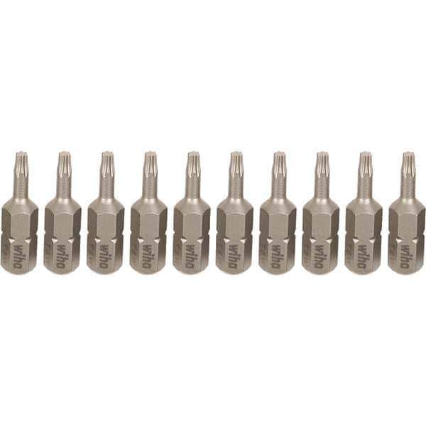 Wiha - T45 Power Bit - 1/4" Drive, 2" OAL - Exact Tool & Supply