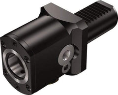 Sandvik Coromant - Left Hand Cut, C6 Modular Connection, Adapter/Mount Lathe Modular Clamping Unit - 7.441" OAL, Through Coolant - Exact Tool & Supply