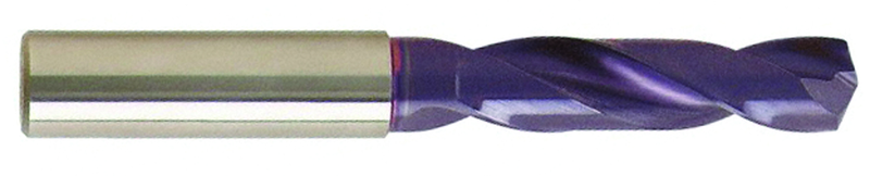 W Dia. - Carbide HP 3XD Drill-140° Point-nano-A - Exact Tool & Supply