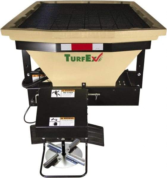 Trynex - 11 Cu Ft Polyethylene Vehicle Mounted Landscape Spreader - 12 Volt - Exact Tool & Supply