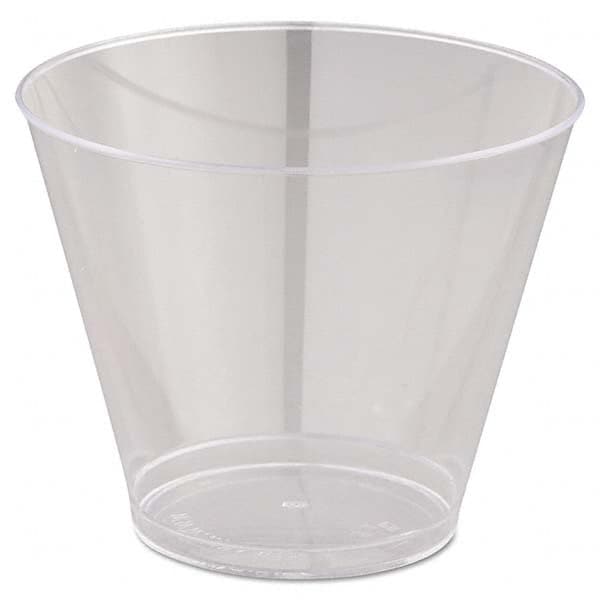 WNA - Comet Smooth Wall Tumblers, 9 oz, Clear, Squat, 25/Pack, 20 Packs/Carton - Exact Tool & Supply