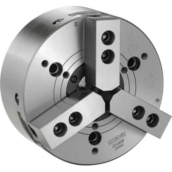 Kitagawa - Power Lathe Chucks Chuck Diameter (Decimal Inch): 8.0000 Number of Jaws: 3 - Exact Tool & Supply