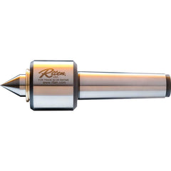 Riten - Live Centers; Shank Type: Morse Taper ; Taper Size: 5MT ; Maximum Workpiece Weight (Lb.): 1100.00 ; Point Style: Standard ; Point Diameter (Inch): 1 ; Point Length (mm): 31.75 - Exact Tool & Supply