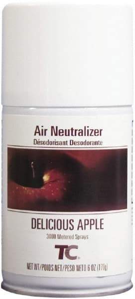 Rubbermaid - 6 oz Air Freshener Dispenser Aerosol Refill - Apple, Compatible with Standard Aerosol Dispensers - Exact Tool & Supply
