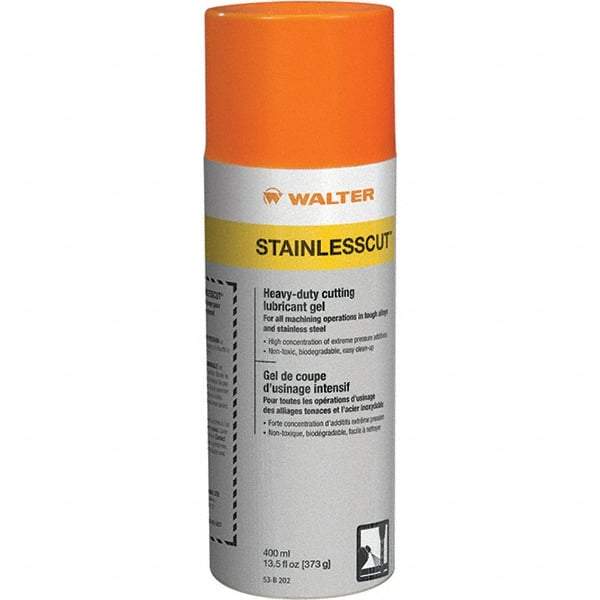 WALTER Surface Technologies - StainlessCut, 11 oz Aerosol Cutting Fluid - Aerosol, For Broaching, Drilling, Milling, Reaming, Sawing, Turning - Exact Tool & Supply